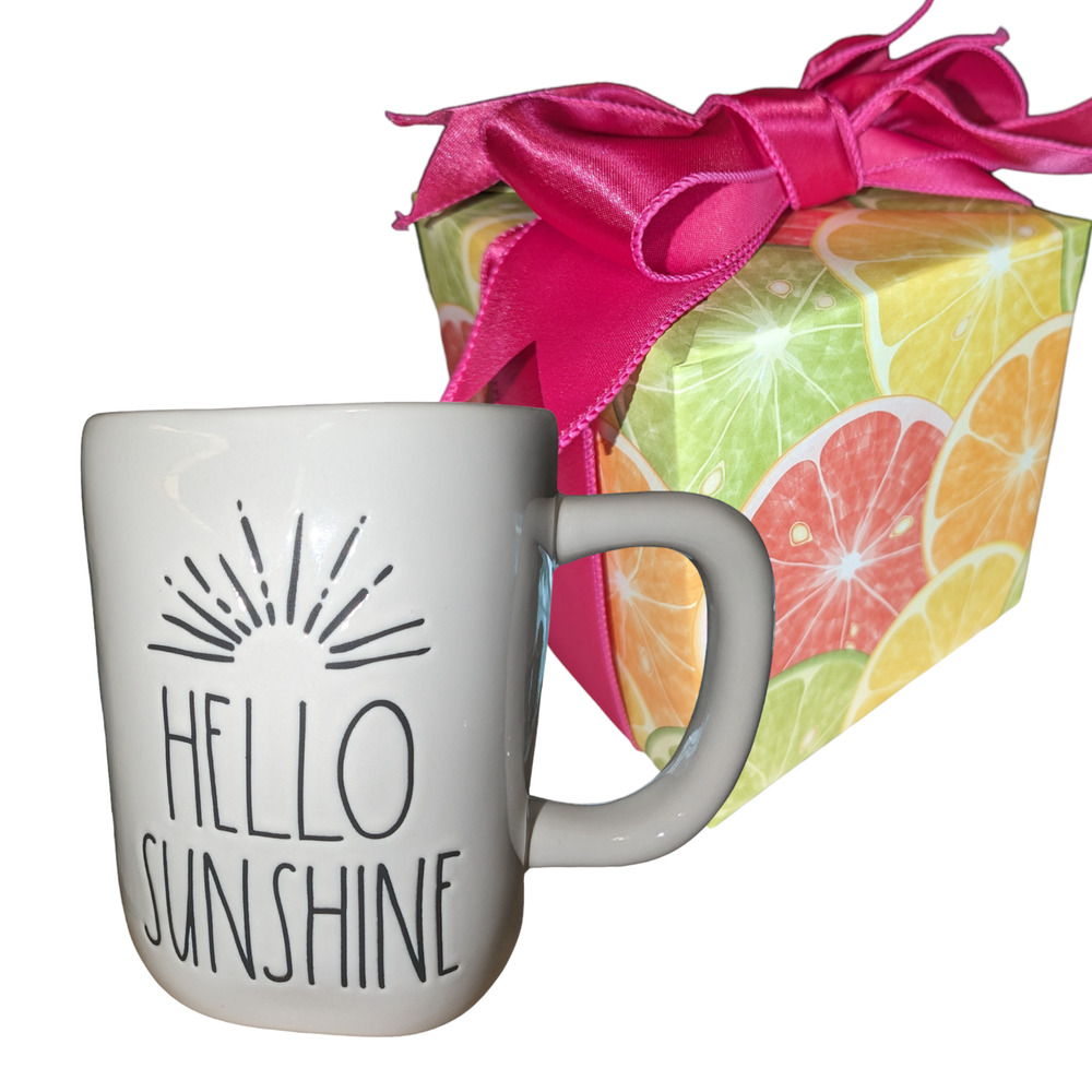 Rae Dunn HELLO SUNSHINE Mug - Gift Wrapped!